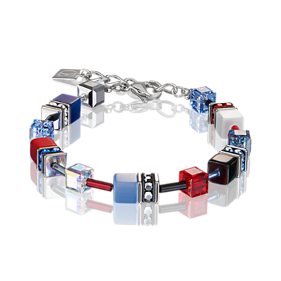 Coeur de Lion Armband 2838/ /0703 Blue-Red