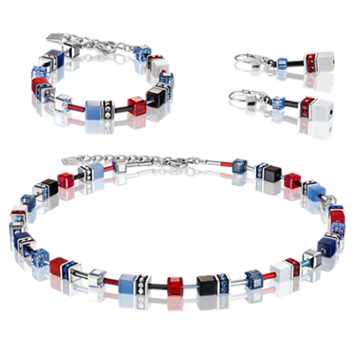 Coeur de Lion Armband 2838/ /0703 Blue-Red