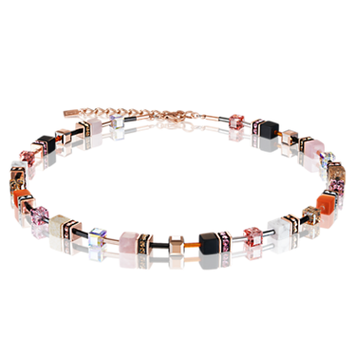 Coeur de Lion Ketting 4905/ /0227 Peach-Rose