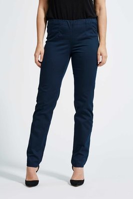 Laurie broek, model Betty Regular basis katoen donker blauw 28111-49200