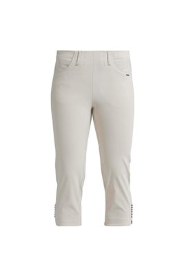 Laurie broek, model Dora Regular Capri 3/4 basis viscose Sand 28042-25137