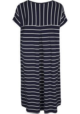 Two Danes jurk Baja S blauw/offwhite