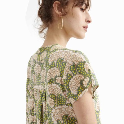Zen Ethic zomerjurk Col V Petula green country, groen