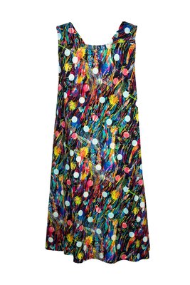 Aino jurk Hauska short multicolor flower print