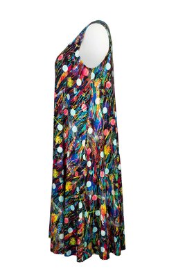 Aino jurk Hauska short multicolor flower print