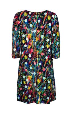 Aino jurk Tiffany multicolor flower print
