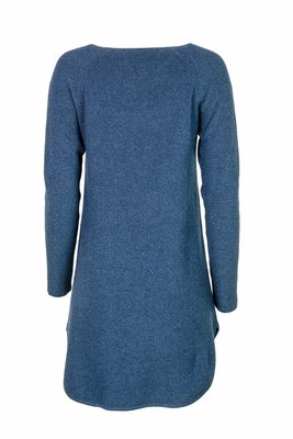 Mansted kleding Nesca lang vest donkerblauw