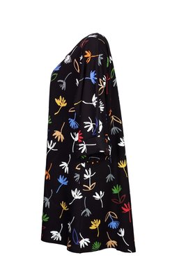 Aino Tuniek Bianca zwarte met multicolor print