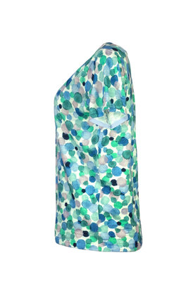 Mansted kleding Bubbles shirt blauw groen