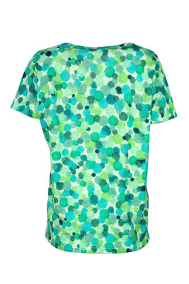 Mansted kleding Bubbles shirt blauw aqua