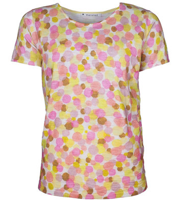 Mansted kleding Bubbles shirt geel rose