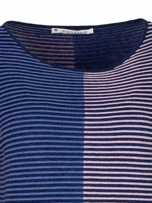 Mansted kleding Home trui donker blauw, blauw roze groen