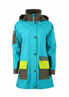 Blaest regenjas model Copenhagen turkoois