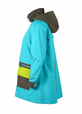 Blaest regenjas model Copenhagen turkoois