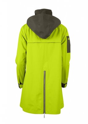 Blaest regenjas model Copenhagen lime