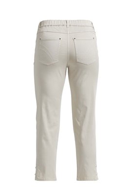 Laurie broek, model Hannah Regular Cropped basis tencel sand 28362-25102