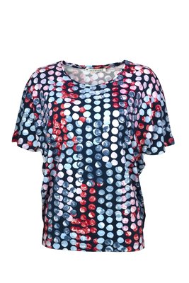 Mansted kleding Siri shirt rood blauw