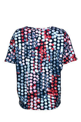 Mansted kleding Siri shirt rood blauw