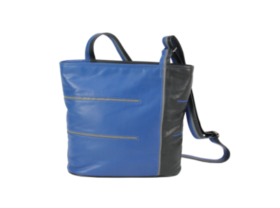 Krista's Helsinki Square shoulder bag dark grey, blue, grey Krista's Helsinki Square shoulder bag dark grey, blue, grey