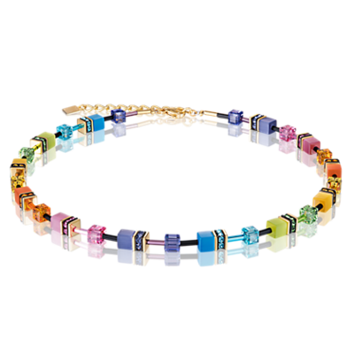 Coeur de Lion Necklace 2838/ /1573 Multicolor Rainbow-Gold 2