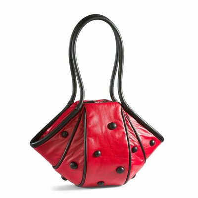 by-Lin Tas Ladybird rood/zwart 140901 lieveheersbeestje gestreept