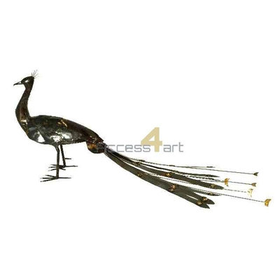 Metalen pauw, metalen vogel | Birdwoods Metalen pauw, metalen vogel | Birdwoods