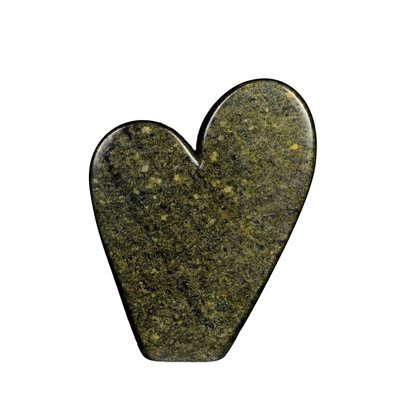 Stone statue heart lover 2 persons | 24 cm high | green Stone statue heart lover 2 persons | 24 cm high | green