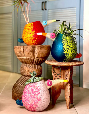 Borowski Pico vase blue-green Borowski Pico vase blue-green