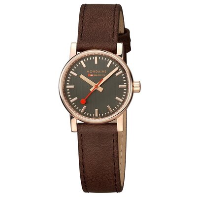 Mondaine Horloge evo2 rosé goud 30 mm Mondaine Horloge evo2 rosé goud 30 mm