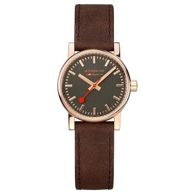 Mondaine Horloge evo2 rosé goud 30 mm Mondaine Horloge evo2 rosé goud 30 mm