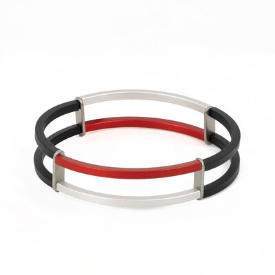 Step by Step armband rood 500218 Step by Step armband rood 500218