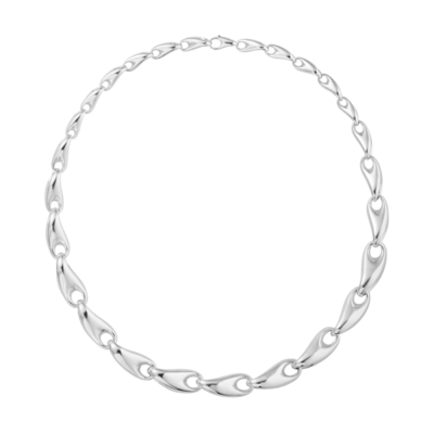 Georg Jensen Reflect Link ketting Silver Georg Jensen Reflect Link ketting Silver