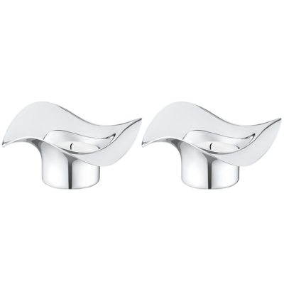 Georg Jensen Cobra waxinelichthouders 2 stuks Georg Jensen Cobra waxinelichthouders 2 stuks
