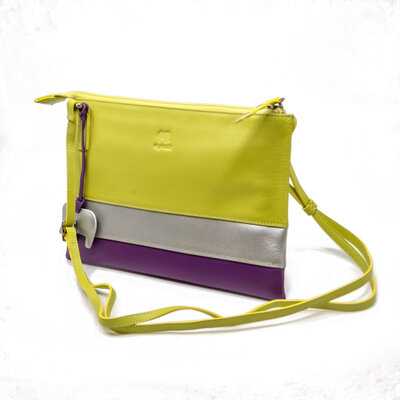 My Walit 1874-119 citron vert, argent et violet  