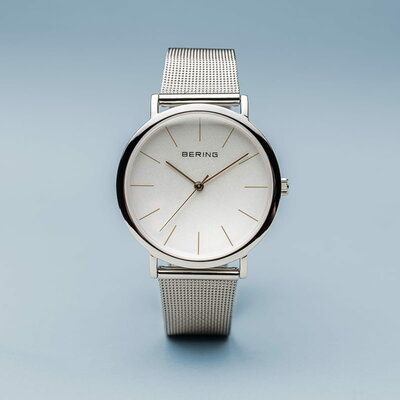 Bering Horloge Classic Zilver Gepolijst 13436-001 Bering Horloge Classic Zilver Gepolijst 13436-001