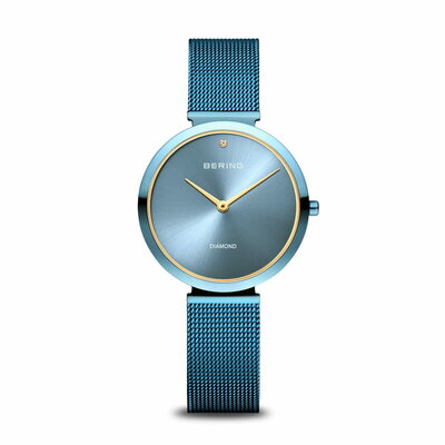 Bering Horloge Classic Blauw Gepolijst 18132-Charity1 Bering Horloge Classic Blauw Gepolijst 18132-Charity1