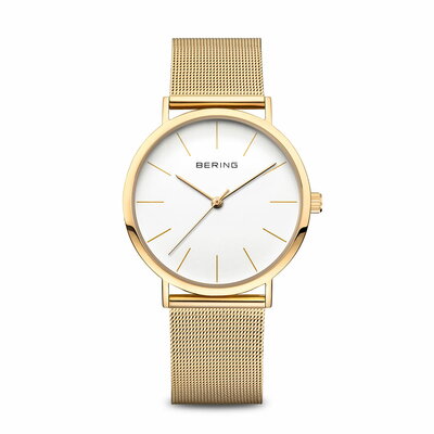 Bering Horloge Classic Goud Gepolijst 13436-334 Bering Horloge Classic Goud Gepolijst 13436-334