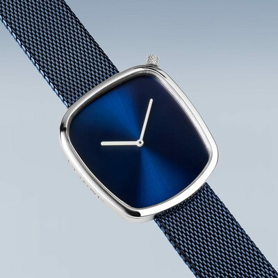 Bering Horloge Pebble Zilver Gepolijst 18040-307 Bering Horloge Pebble Zilver Gepolijst 18040-307