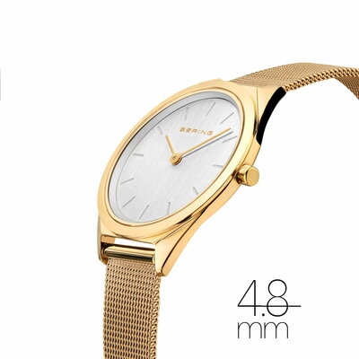 Bering Horloge Ultra Slim Goud Gepolijst 17031-334 Bering Horloge Ultra Slim Goud Gepolijst 17031-334