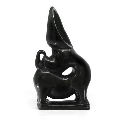 Stenen beeld Hond 36 cm, zwart Stenen beeld Hond 36 cm, zwart