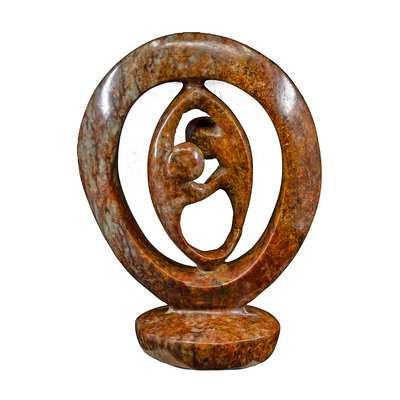 Liebespaar Statue braun 17 cm