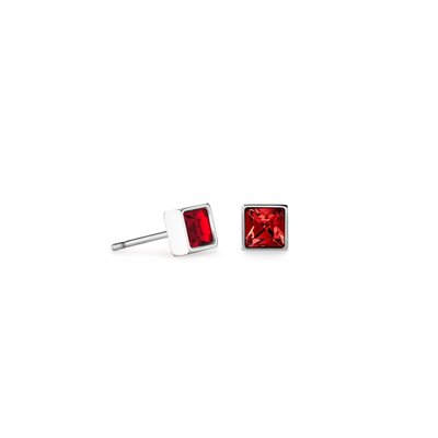 Boucles d'oreilles Coeur de Lion 0501/ /0317 Rouge-Argent Boucles d'oreilles Coeur de Lion 0501/ /0317 Rouge-Argent