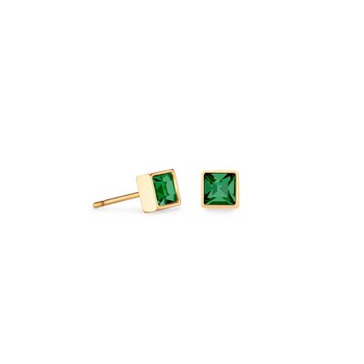Boucles d'oreilles Coeur de Lion 0501/ /0549 Vert foncé-or Boucles d'oreilles Coeur de Lion 0501/ /0549 Vert foncé-or