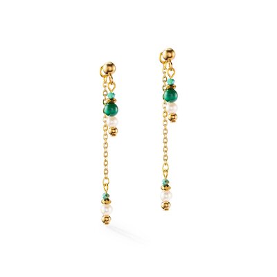 Coeur de Lion oorbellen 1108/ /0500 Green