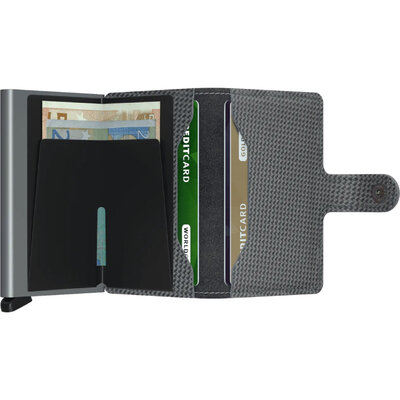 Secrid Miniwallet MCa Carbon Cool Grey Geldbörse Secrid Miniwallet MCa Carbon Cool Grey Geldbörse