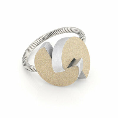 CLIC Ring R12G Gold - Sand