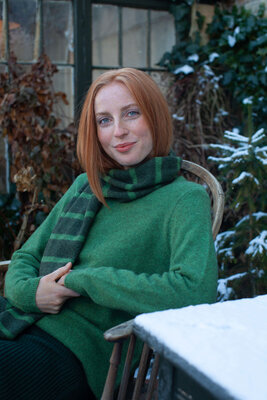 Mansted Yak clothing scarf Zi dark green