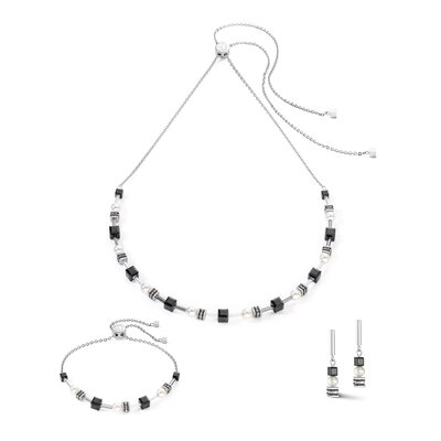 Coeur de Lion Armband 4085/ /1317 Black-Silver