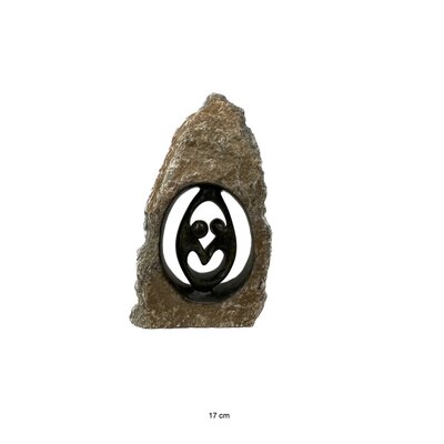 Liebespaar Statue braun 29 cm