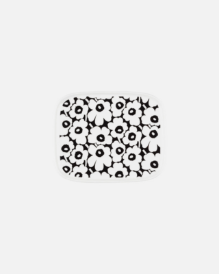 Marimekko vaisselle Oiva assiette 15x12 cm noir 073086-910 Marimekko vaisselle Oiva assiette 15x12 cm noir 073086-910